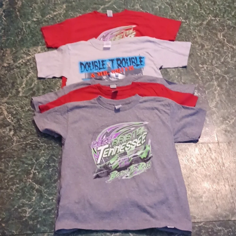 Nascar racing tee shirt lot boys size medium